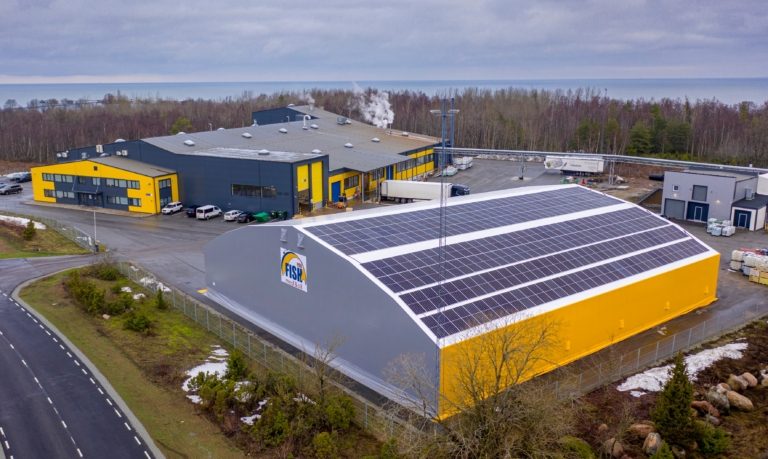 Finest-Hall Factory OÜ toodetud ja paigaldatud PVC hall mõõtudega 35x40 m, kõrgusega 5 m Eesti Kalatootjate Keskühistule.