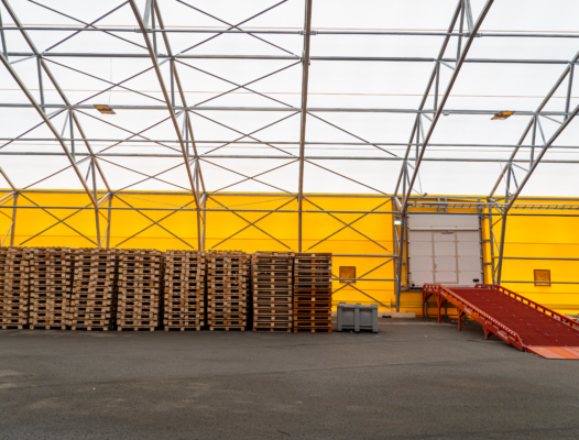 Finest-Hall Factory OÜ toodetud ja paigaldatud PVC hall mõõtudega 35x40 m, kõrgusega 5 m Eesti Kalatootjate Keskühistule.