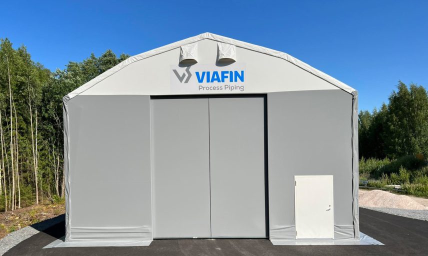 Finest-Halli PVC hall Viafin Service Oyj-le Soomes